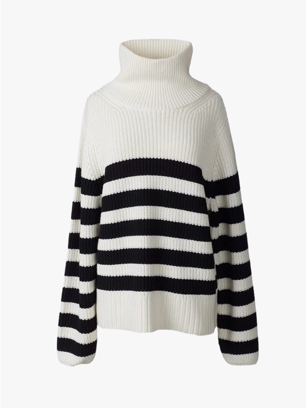 Stylein ADELE SWEATER - WHITE STRIPED MEDIUM $225